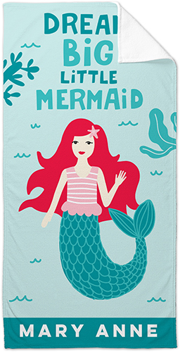 Nautical Mermaid Towel