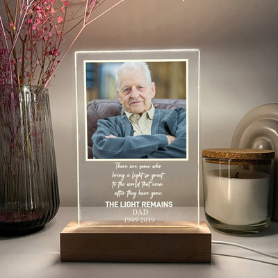 Personalized Night Light Sympathy Gift