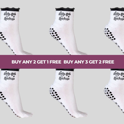 Lucky Girl Syndrome Grip Socks