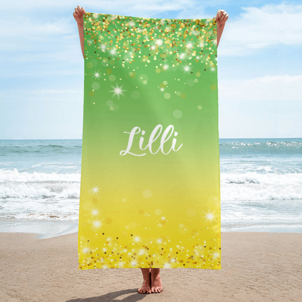 Custom Text Hand Towel