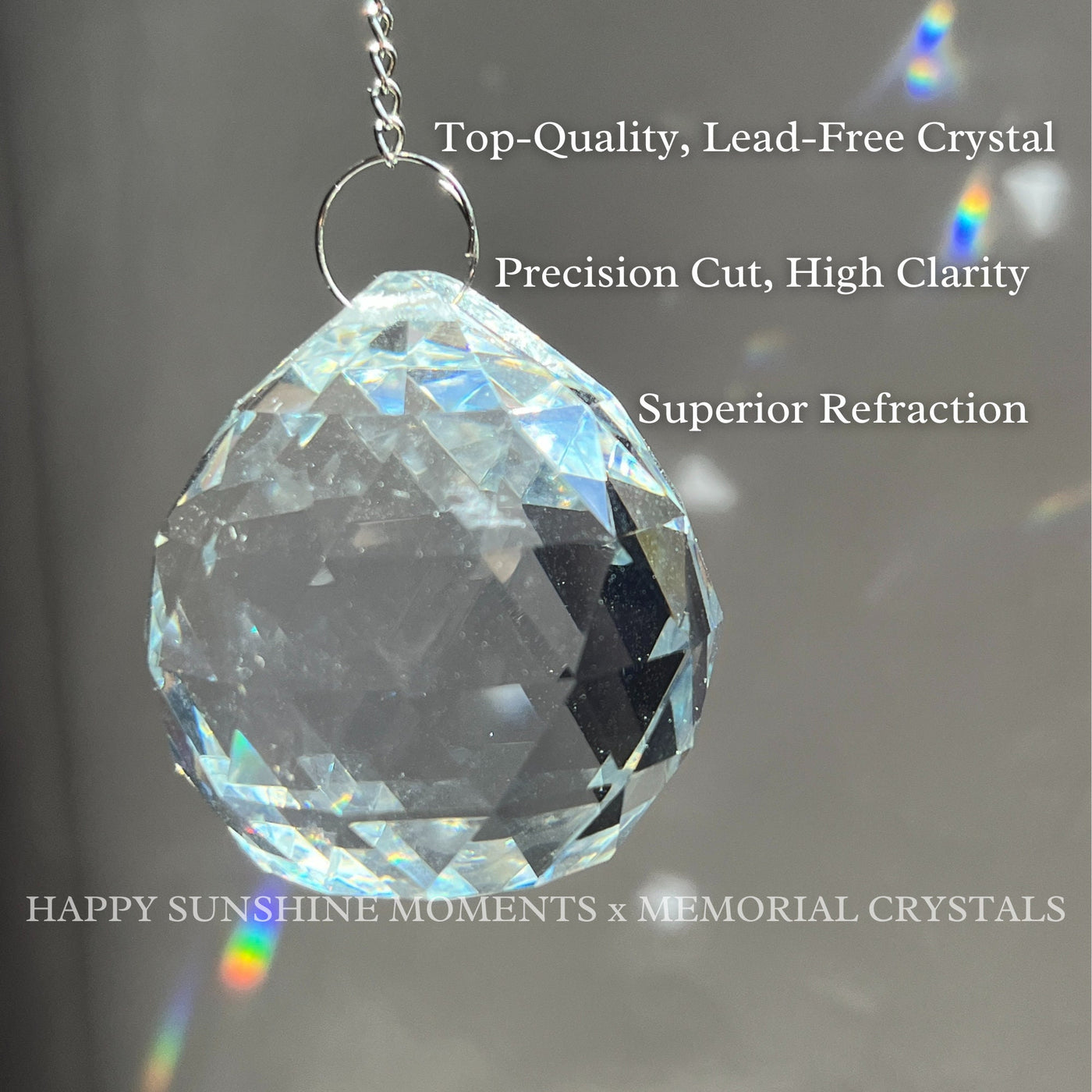 Memorial Crystal From Heaven Rainbow Maker Suncatcher