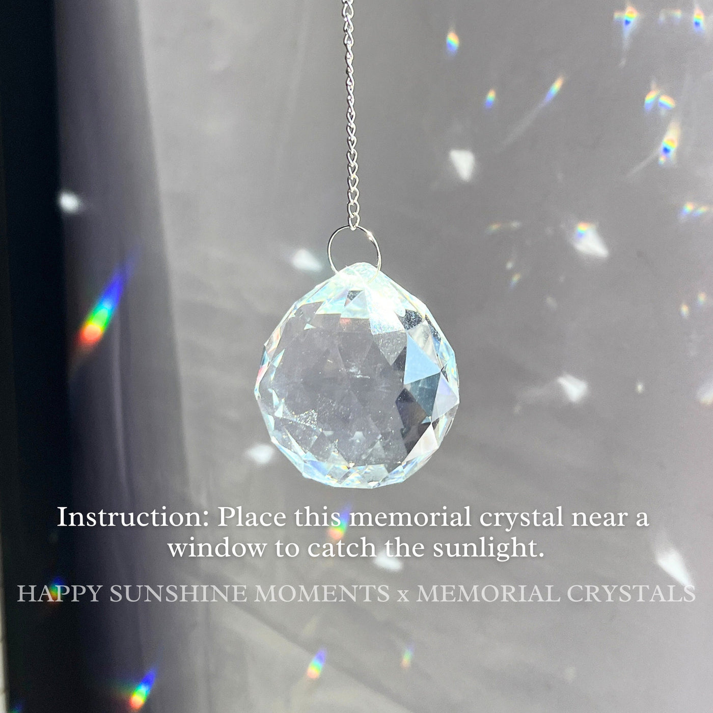 Memorial Crystal From Heaven Rainbow Maker Suncatcher