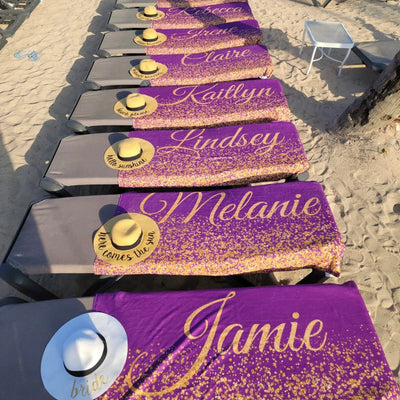 Personalized Beach Towel with Your Name B60