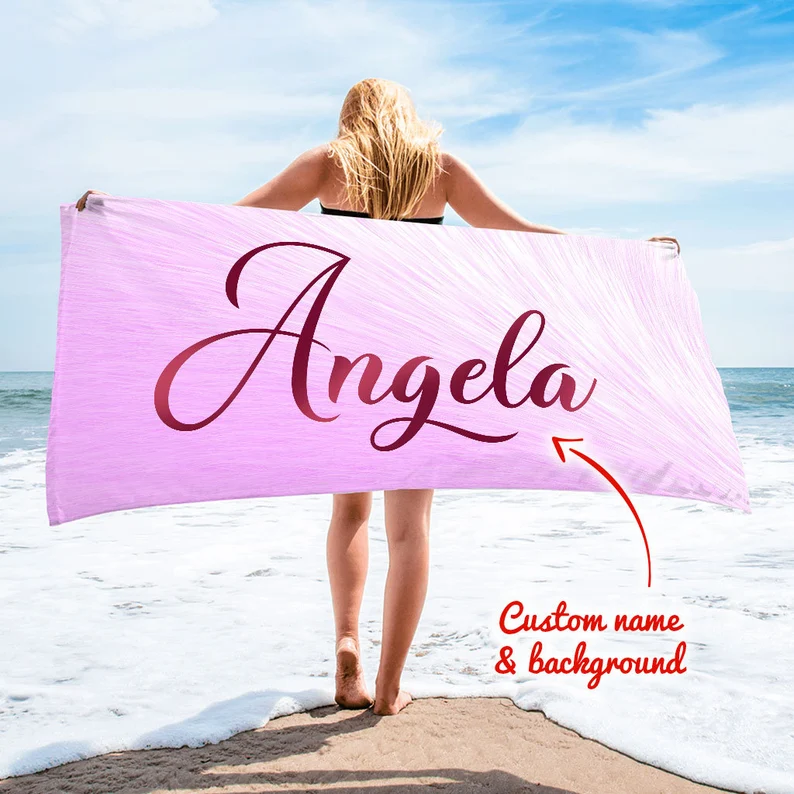 Beach Towel with Name