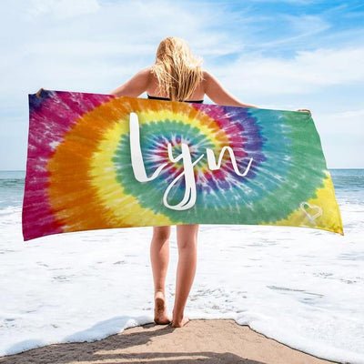 Tie Dye Beach Towels
