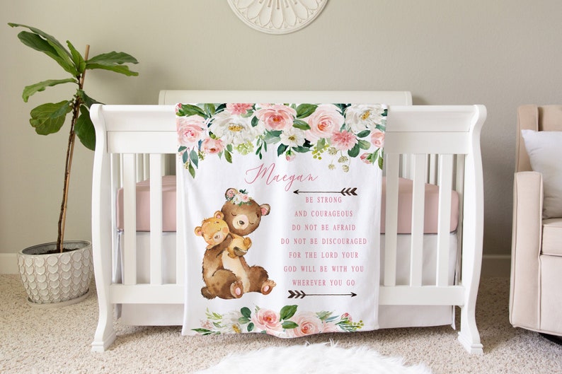 Personalized Baby Blanket Gift A44