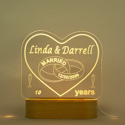 Personalized Heart Name Night Light Ⅲ 93