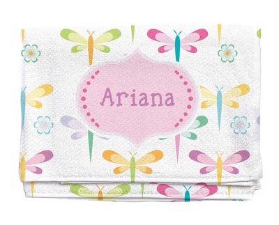 Personalized Kids Beach Towels - Summer Dragonflies Ⅱ07
