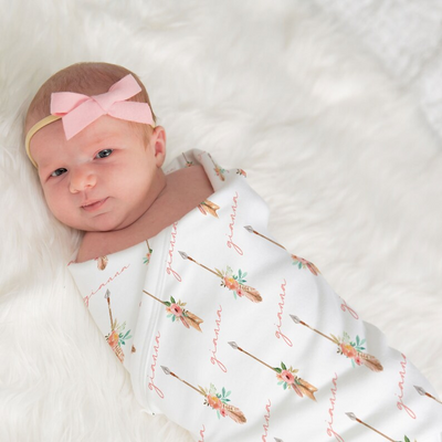 Personalized Baby Blanket Ⅱ23-Tribal Arrows