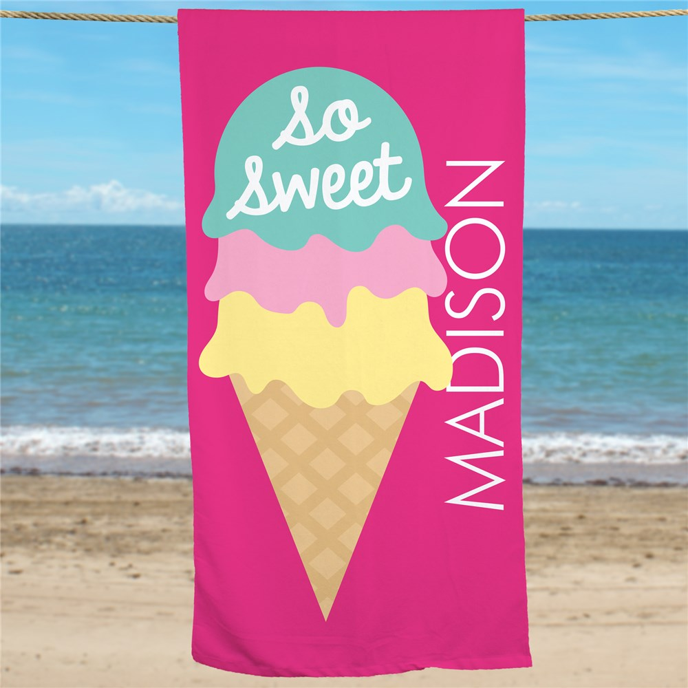Personalized So Sweet Beach Towel Ⅲ03