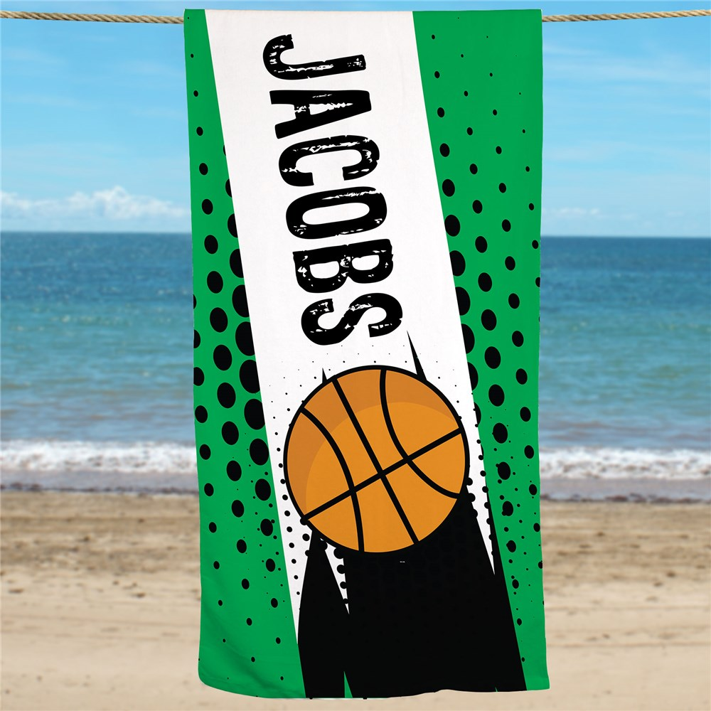 Personalized Sports Ball Beach Towel Ⅲ05