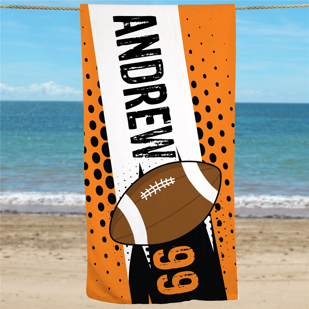 Personalized Sports Ball Beach Towel Ⅲ05
