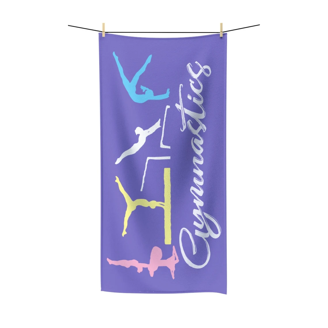 Personalized Beach Towel Gymnast Towel
