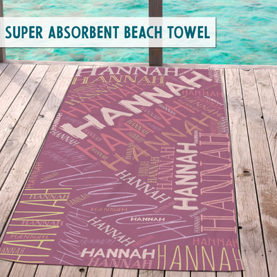 Summer Gifts - Personalized Beach Towel
