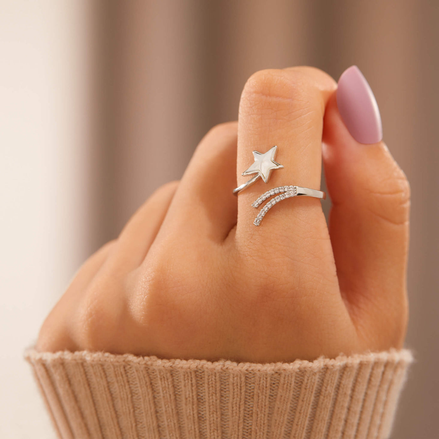 TO DAUGHTER BELIEVE IN YOURSELF STAR RING
