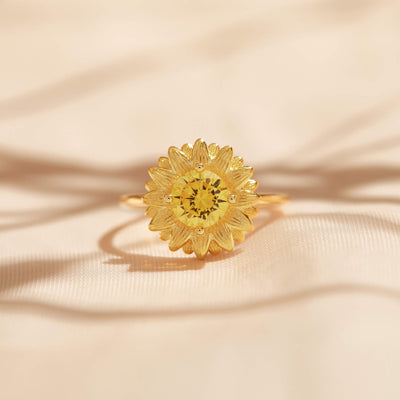 TO MY DAUGHTER BE YOURSELF IN 2022 SUNFLOWER RING