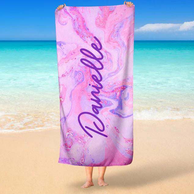 Personalised Beach Towel