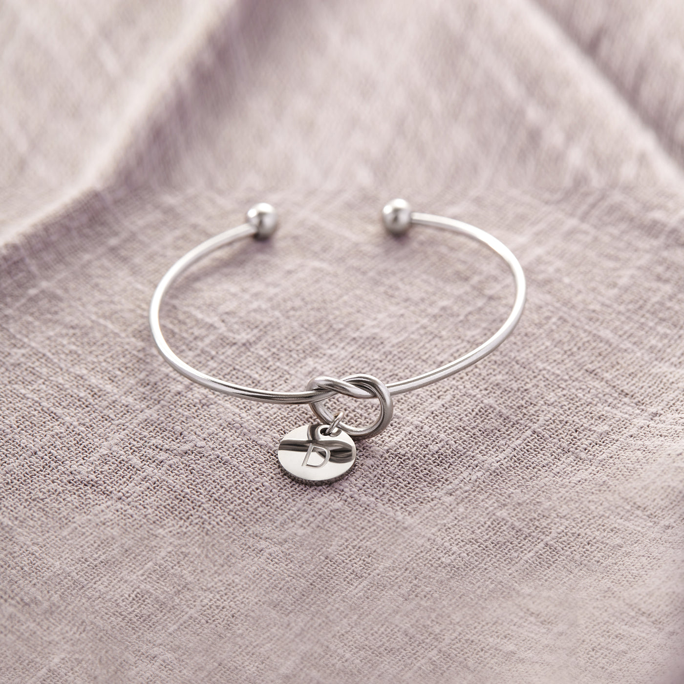PERSONALIZED DOUBLE INITIAL BANGLE