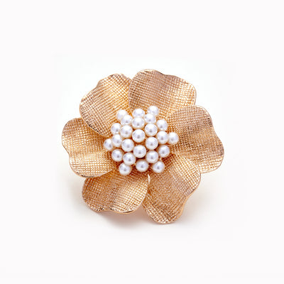 HOMECOMING GOLD FLOWER RING