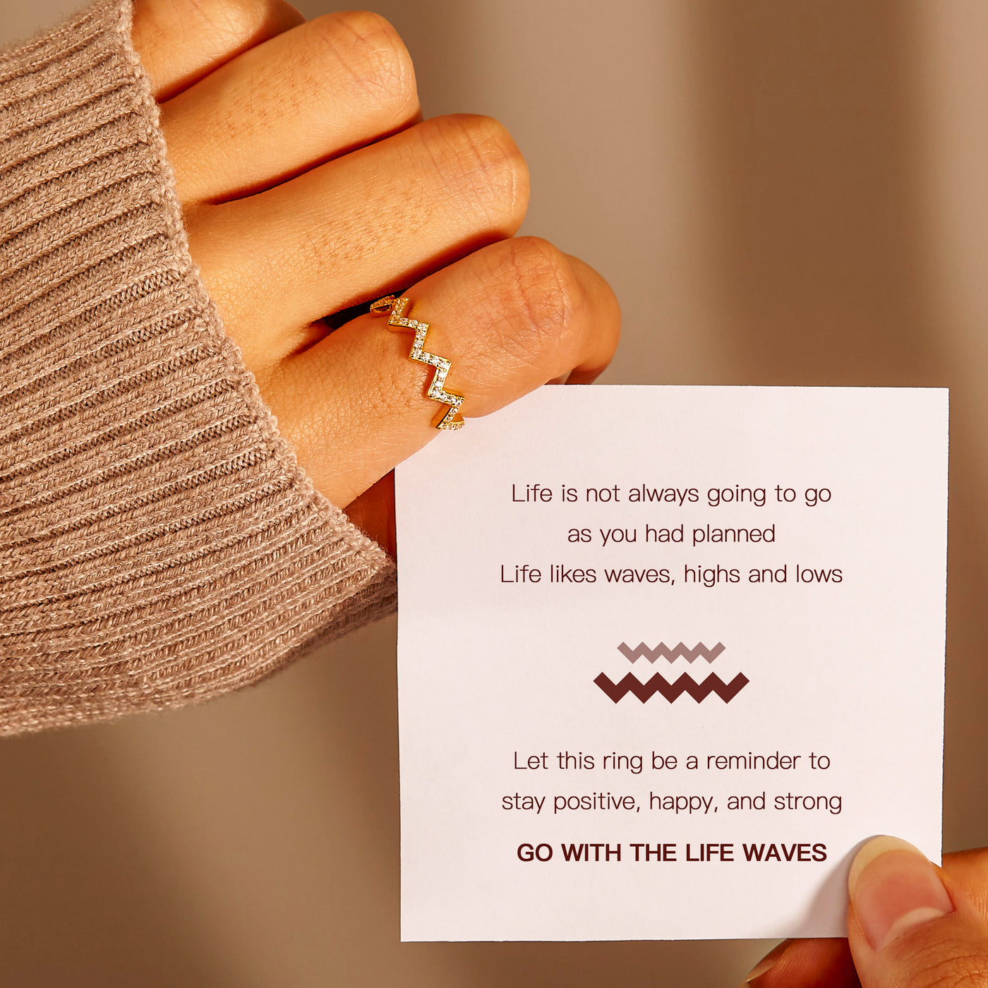 GO WITH THE LIFE WAVES RING