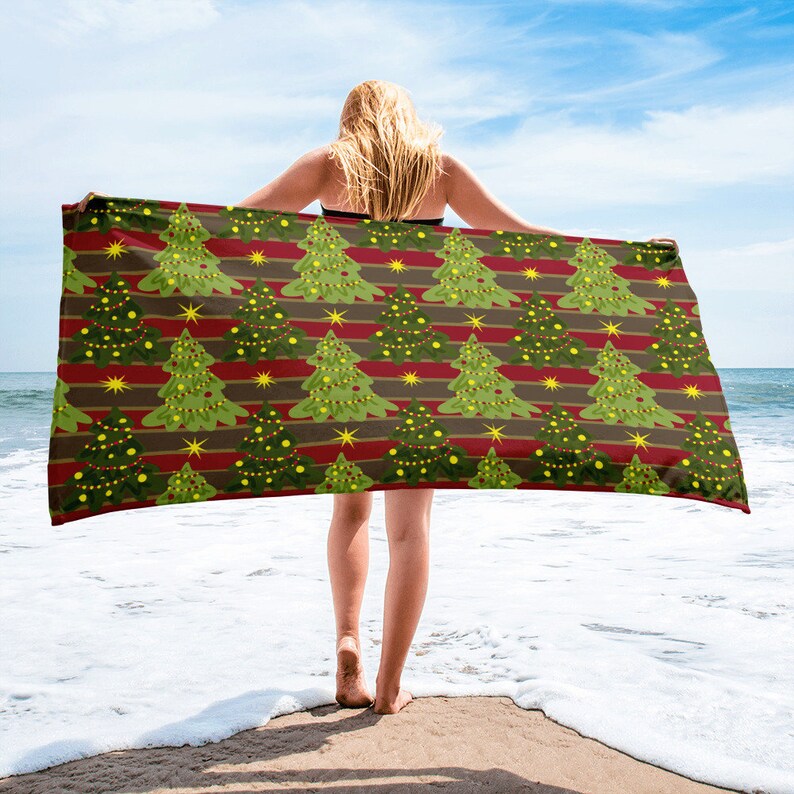 Christmas Santa Beach Towel B55