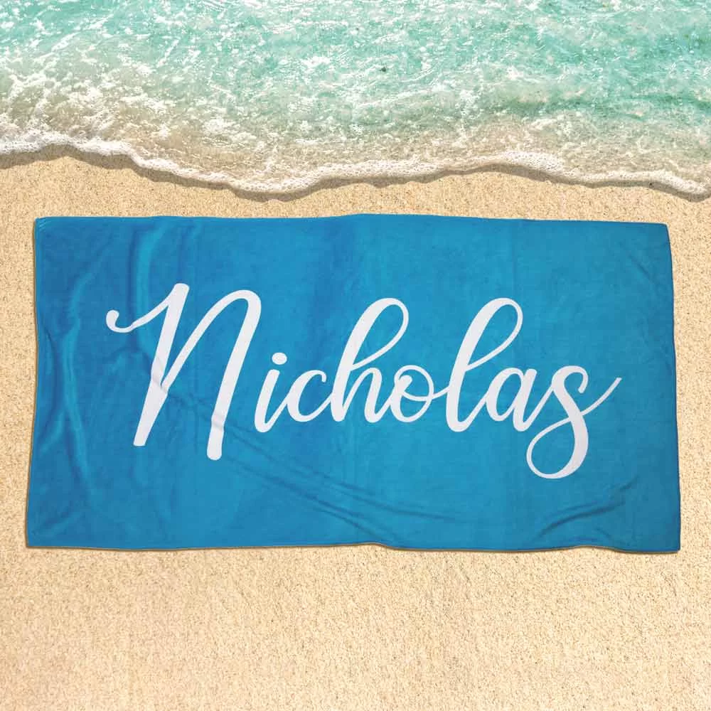 Beach Towel with Name Skin-friendly â…?1