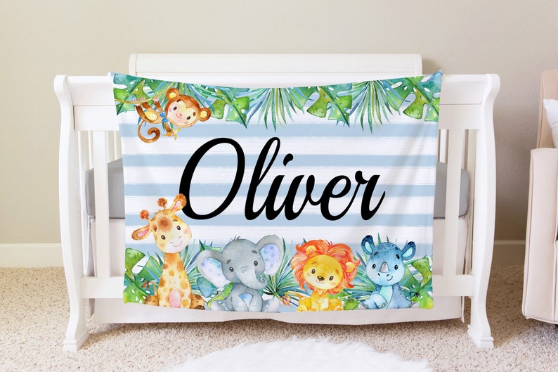 Personalized Baby Blanket Gift A41