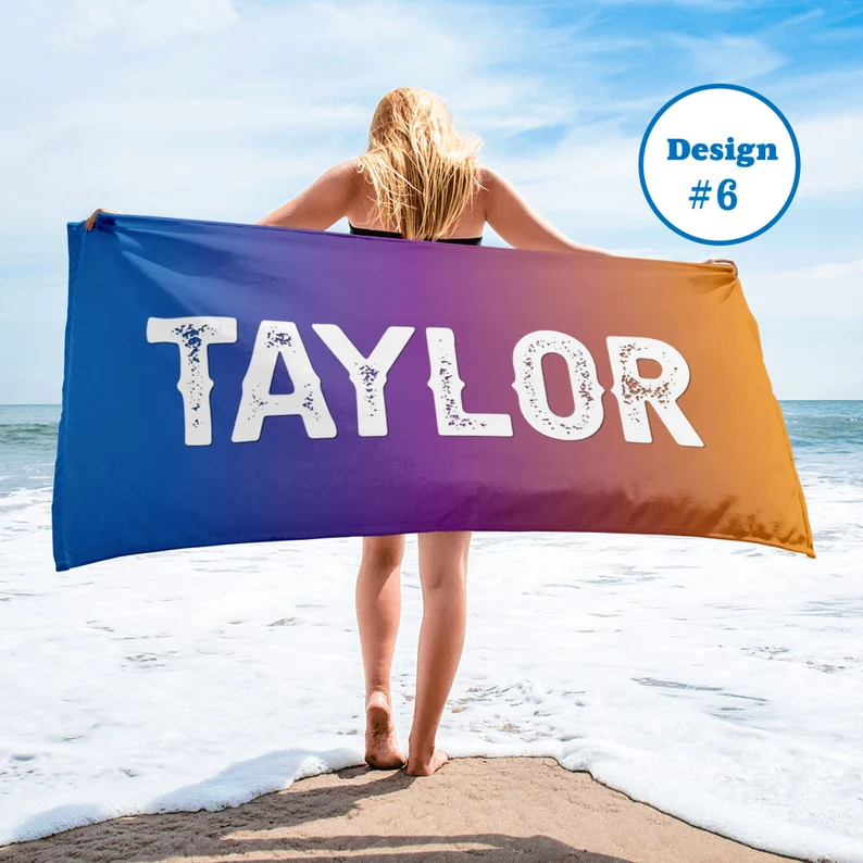 Personalized Beach Towel B73