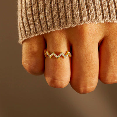 GO WITH THE WAVES HIGHS AND LOWS RING