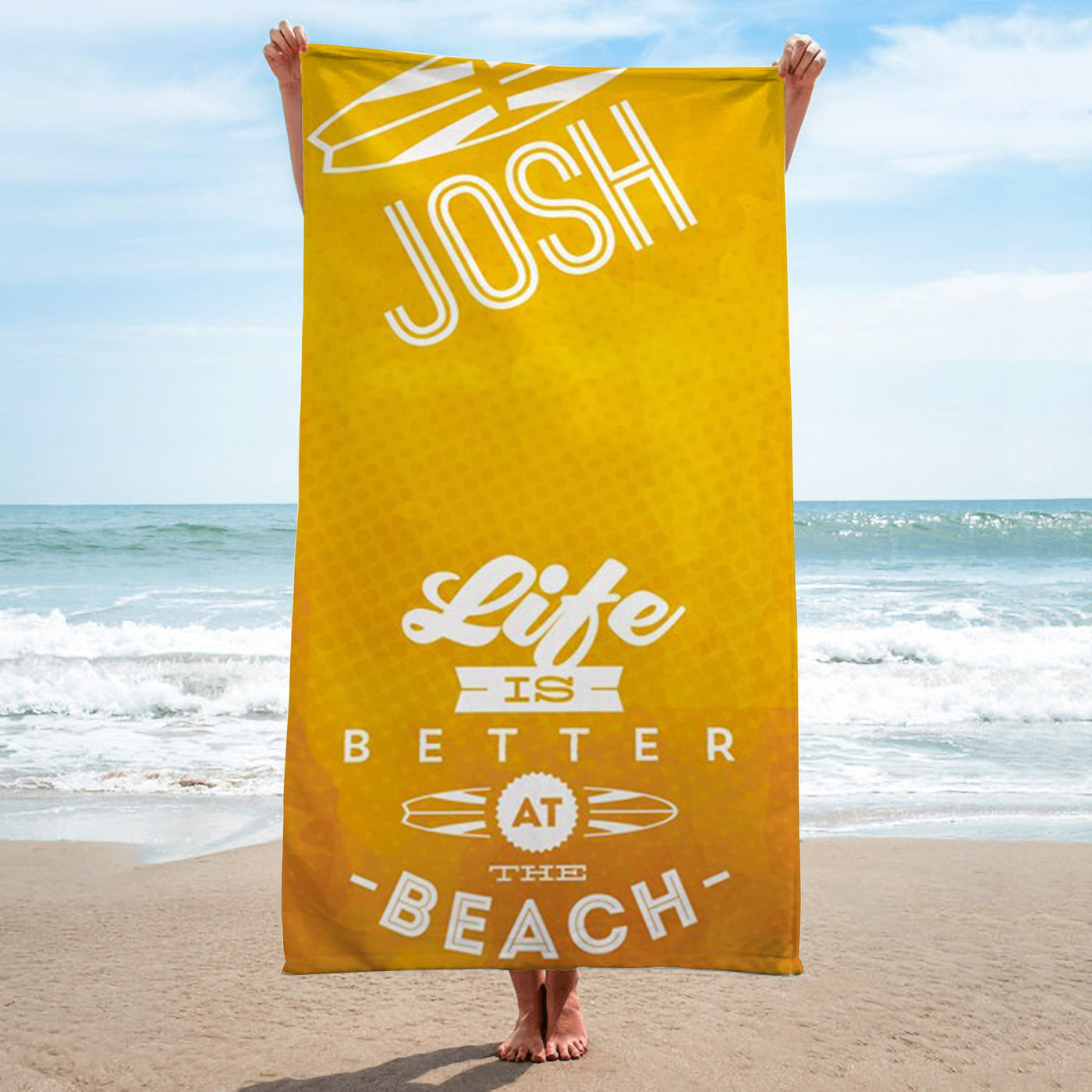 Personalized Summer Quotes Beach Towels