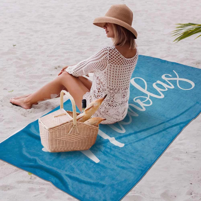 Beach Towel with Name Skin-friendly â…?1