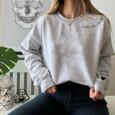 Custom Neck and Sleeve Design Sweatshirt, Mothers Day, Gift for Mom