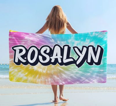 Personalized Beach Towel with name