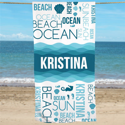 Personalized Beach Towels B06
