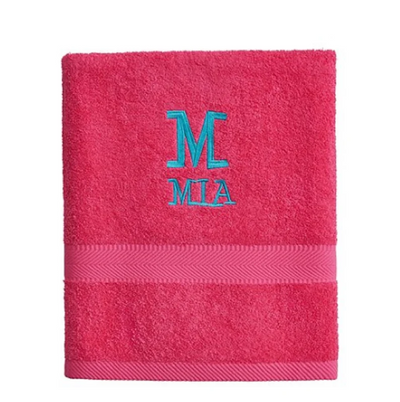 Playful Initial and Name Towels,Plush Cotton Beach Towel B77