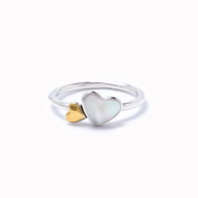 MOTHER & DAUGHTER ALWAYS TOGETHER HEART RING
