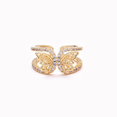 LET YOUR BEAUTY SHOW BUTTERFLY RING