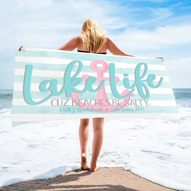 Lake Life Towel | Bachelorette Party Towel B85