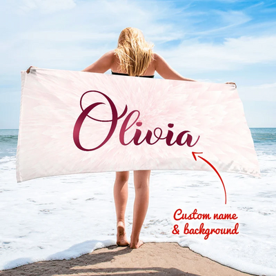 Beach Towel with Name