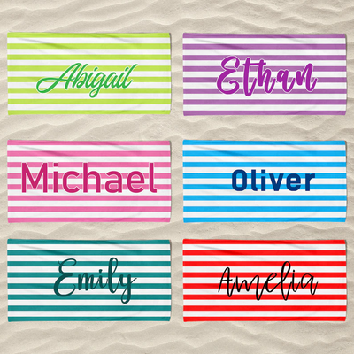 Beach Towel Personalized with name