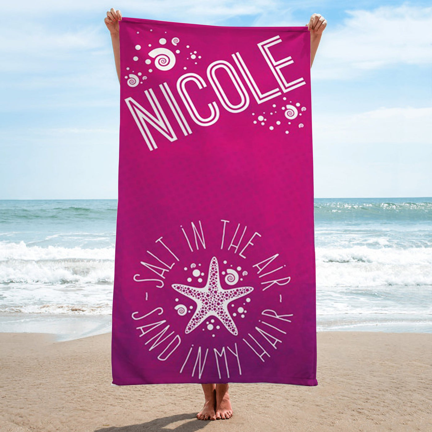 Personalized Summer Quotes Beach Towels