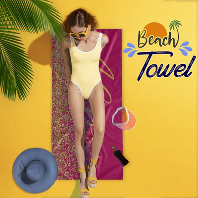 Personalized Beach Towel with Your Name B60
