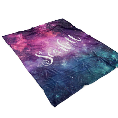 Personalized Galaxy Outer Space Blanket