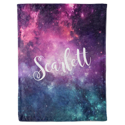 Personalized Galaxy Outer Space Blanket