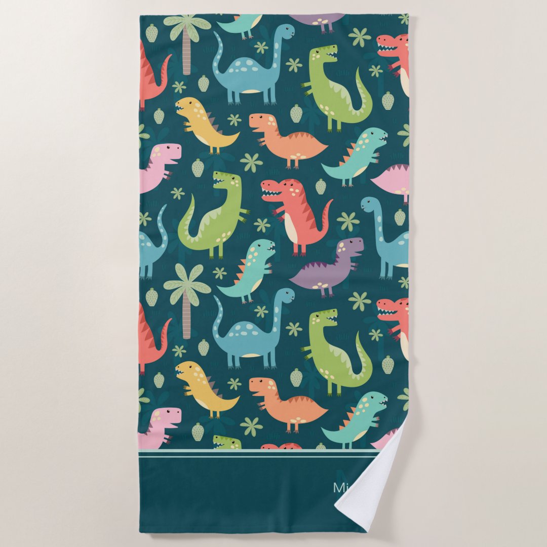 Copy of 'Nice to Eat You' Velour Personalized Beach Towel